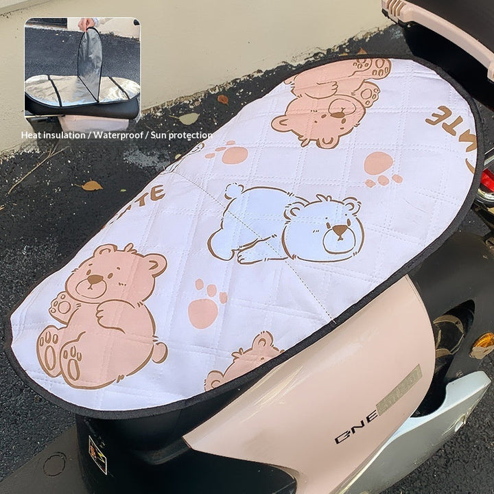 Dust-Proof And Heat-Insulated Motorcycle Seat Cover