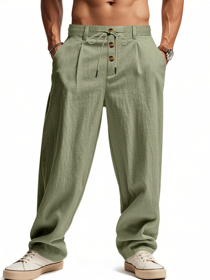Men's Full Size Drawstring Loose Fit Pants Plus Size