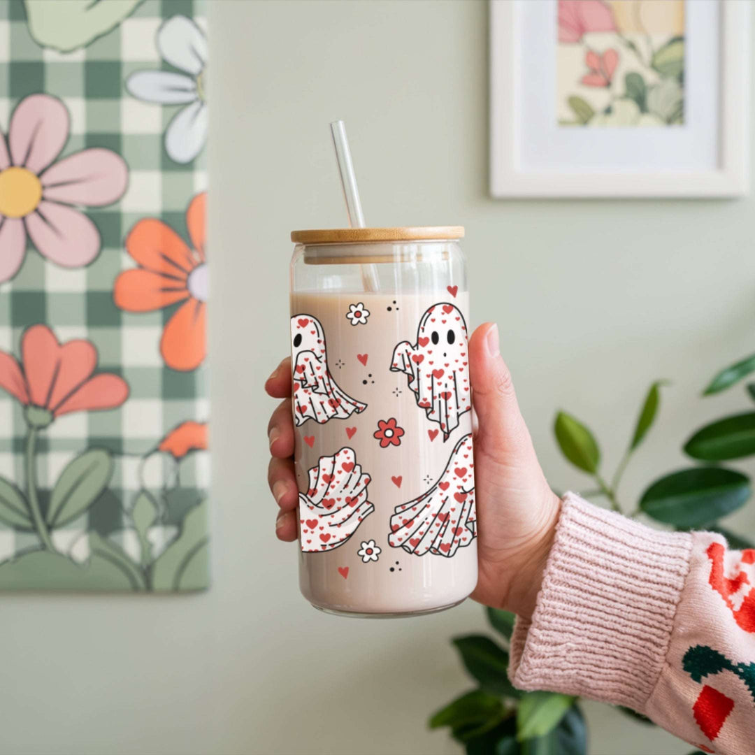 Boo, I Love You Glass Cup