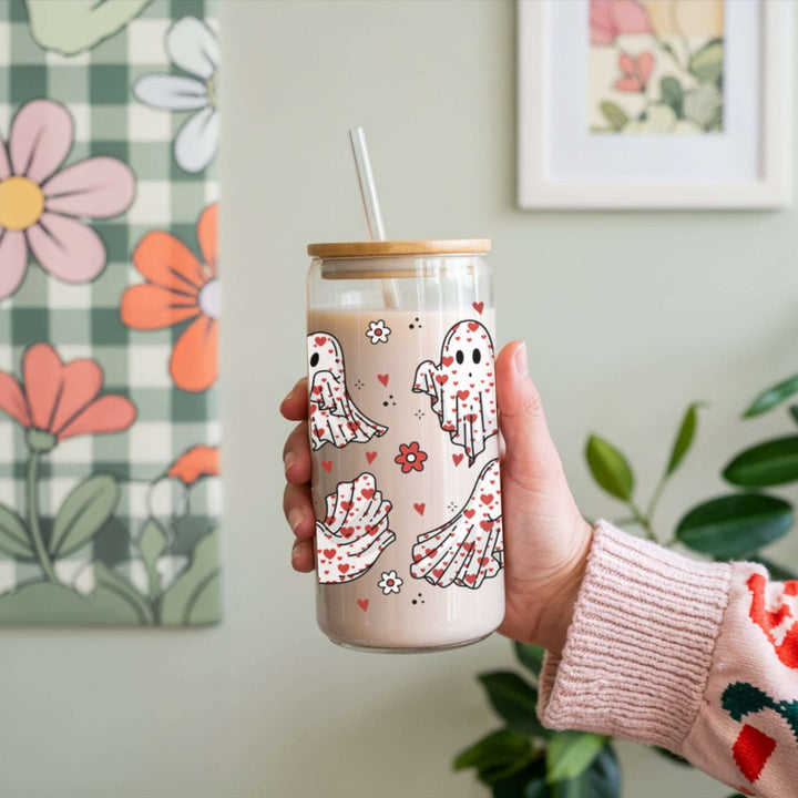 Boo, I Love You Glass Cup