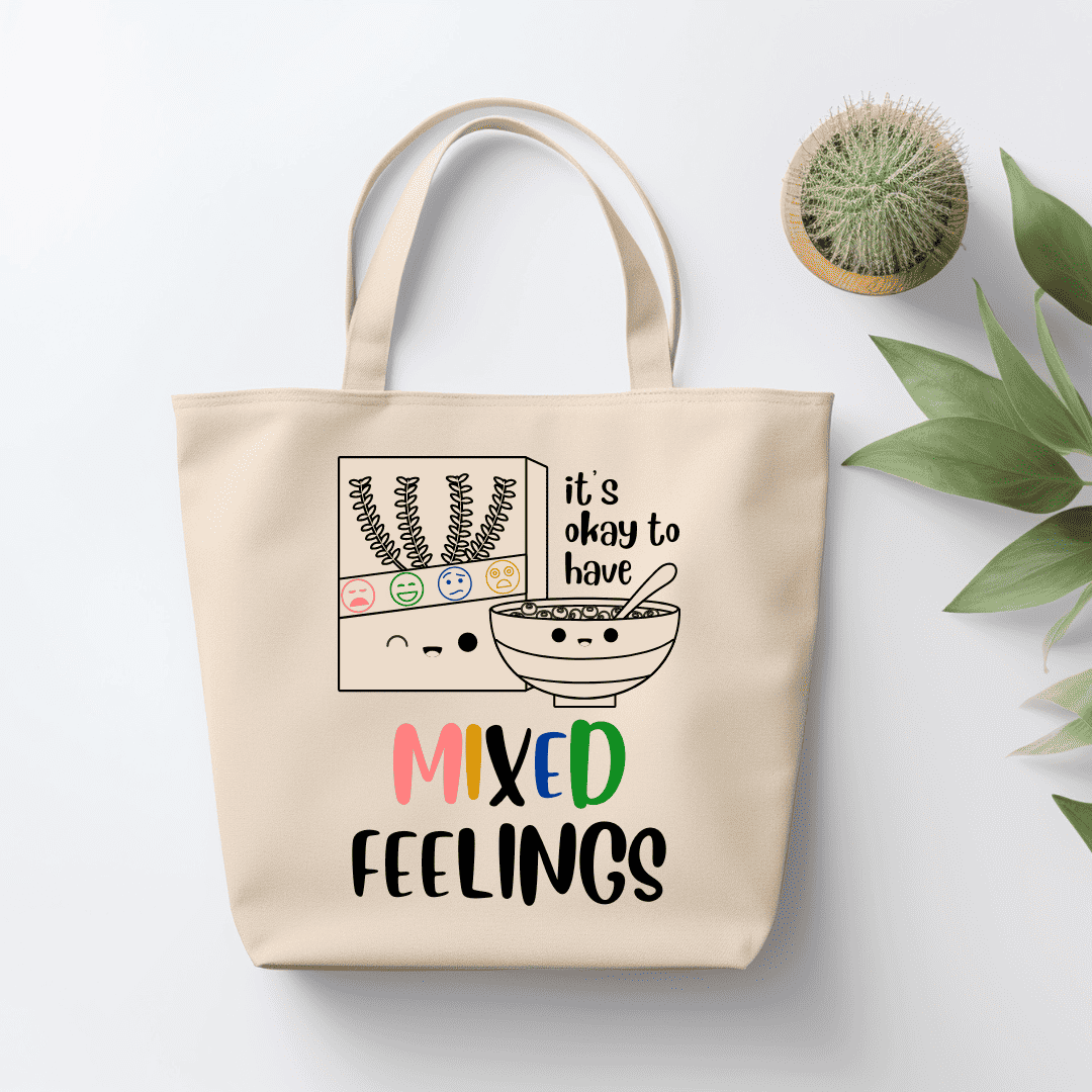 Mixed Feelings Tote Bag