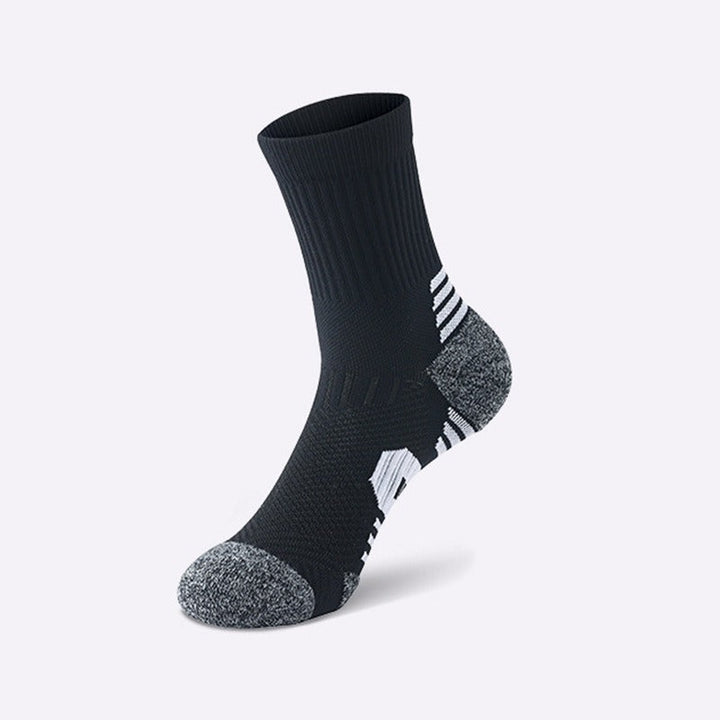 Men's Basketball Socks Mid-calf Length With A Terry-cloth Sole