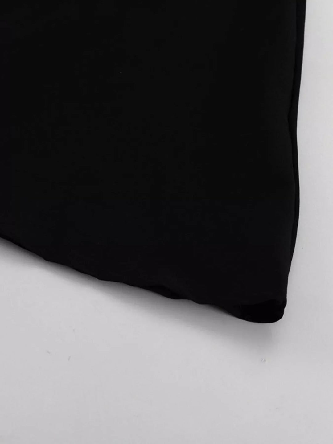 Puff Sleeve Contrast Collar Dress