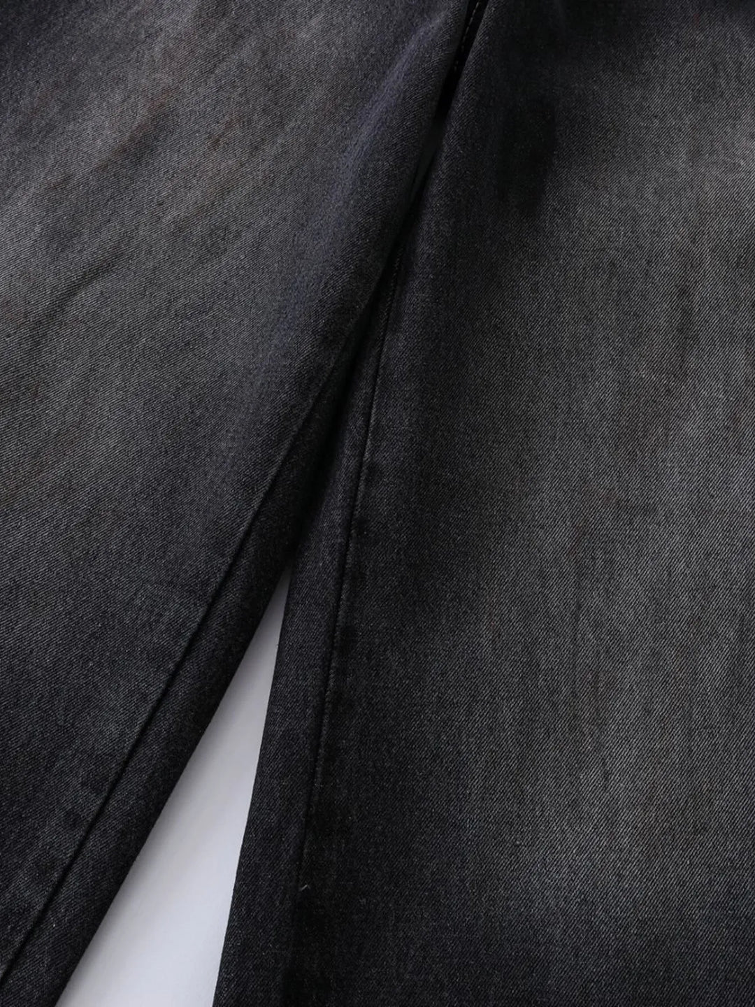 Men's Vintage Washed Wide Leg Denim Jeans