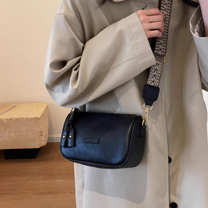 Wide Strap Crossbody Bag