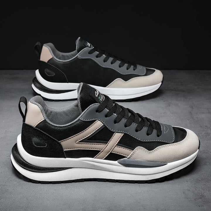 New Arrival Men's Shoes, Autumn & Winter Trendy Soft Sole Casual Cortez Shoes, Retro Versatile Thick Platform Dad Shoes For Men