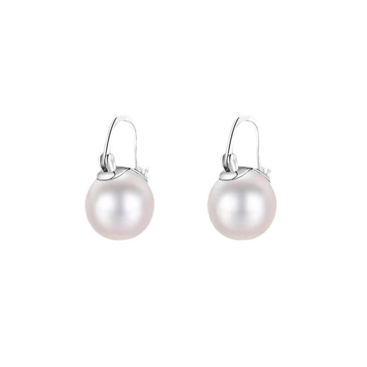 18K Gold-Plated Pearl Earrings