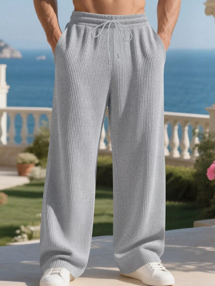 Men's Full Size Relaxed Fit Drawstring Pants Plus Size