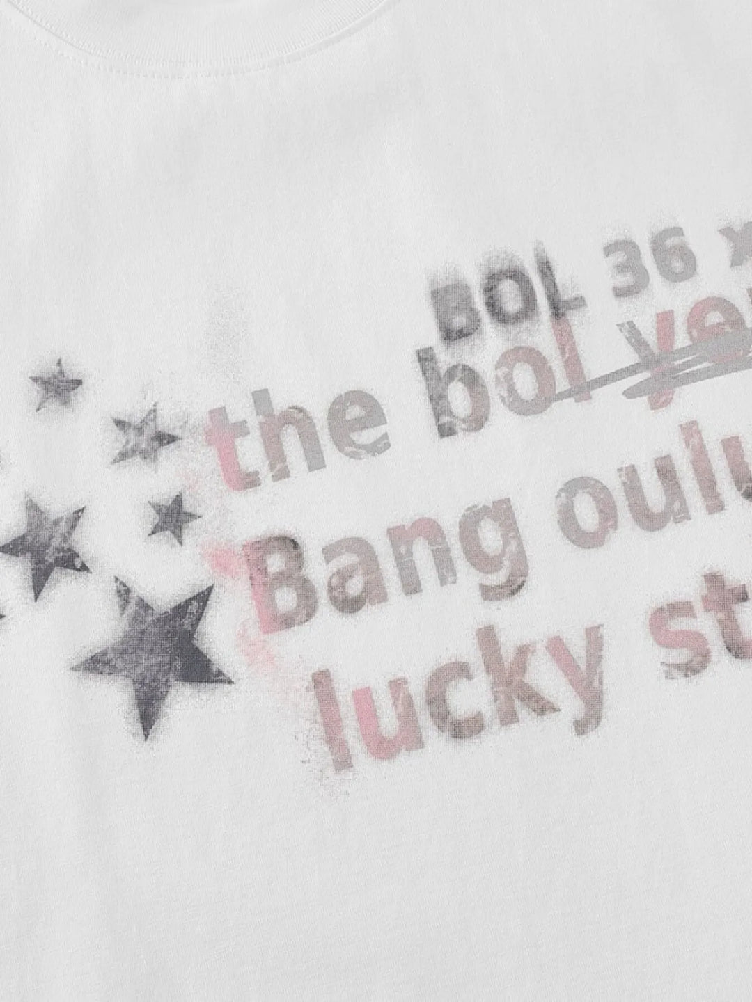 Men's Star Letter Graphic Short Sleeve T-Shirt