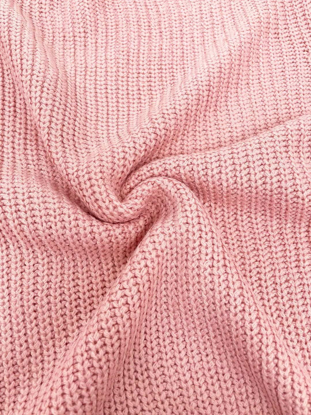 One-Shoulder Ribbed Knit Top with Relaxed Fit