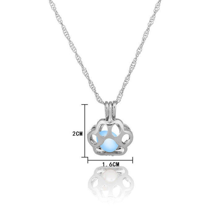 Animal night light necklace