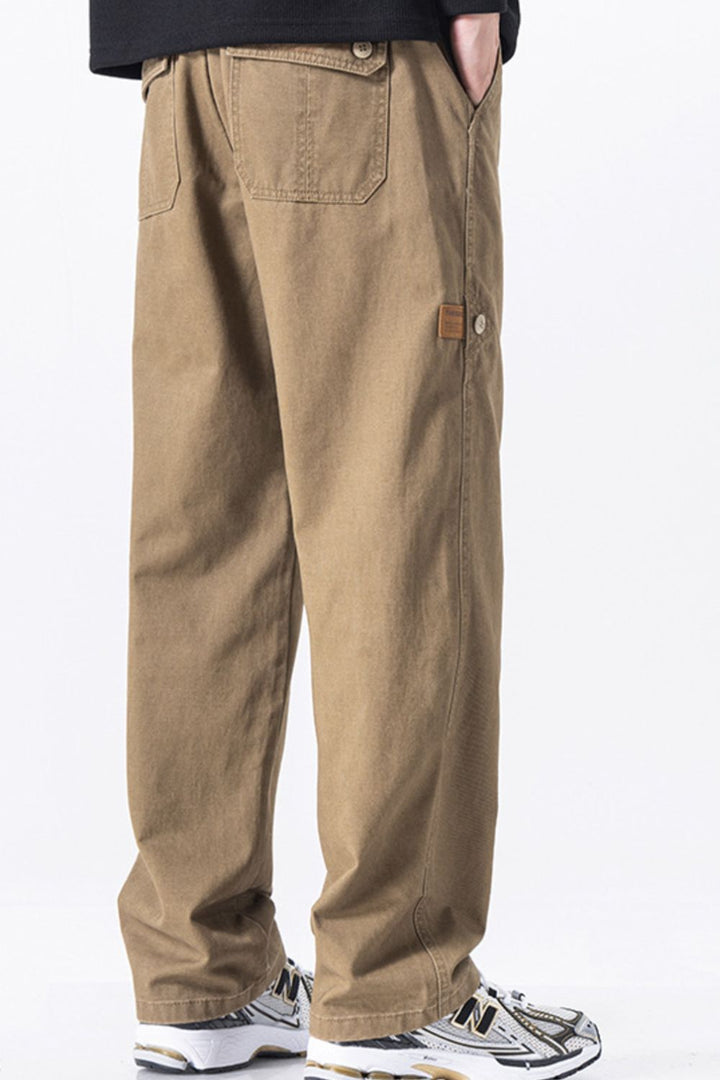 Men's Plus Size Wide Leg Pants