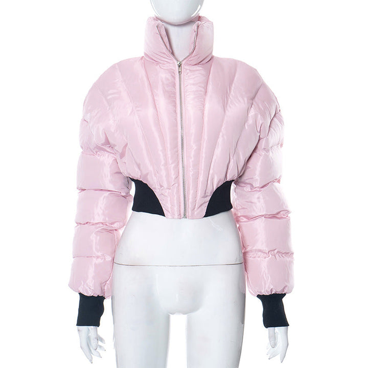 Autumn Winter Women Clothing Short down Coat Cotton Padded Clothes