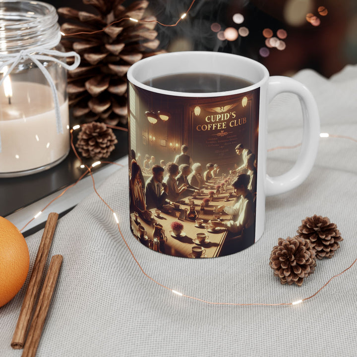 Cupids Coffee Club Members Only Ceramic Mug 11 oz or 15 oz Valentine's Day Gift