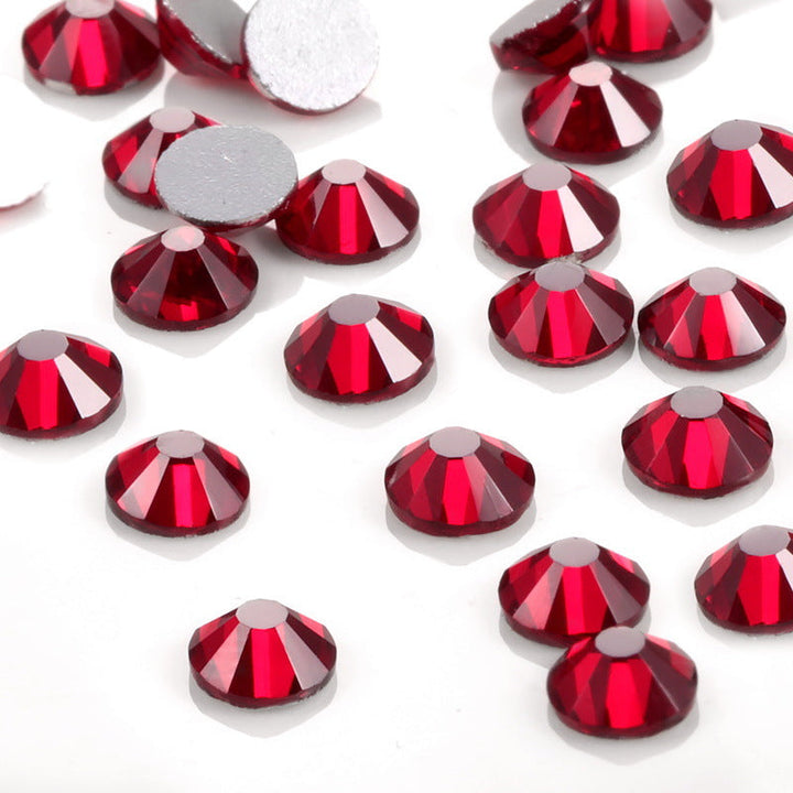 Nail drill glass flat drill rhinestone