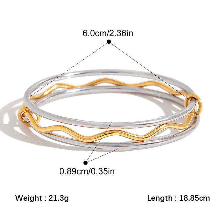 High-end Stainless Steel Zircon Bracelet That Wont Fade