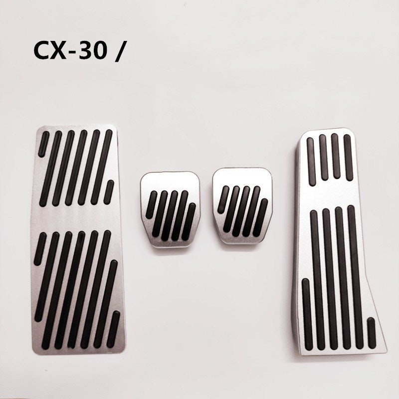Throttle brake metal pedal cover