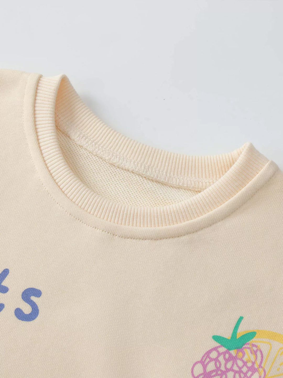 Children's Fun Fruits Graphic Crewneck Sweatshirt