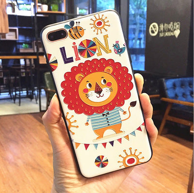 Compatible with Apple , Three-dimensional Embossed Phone Case