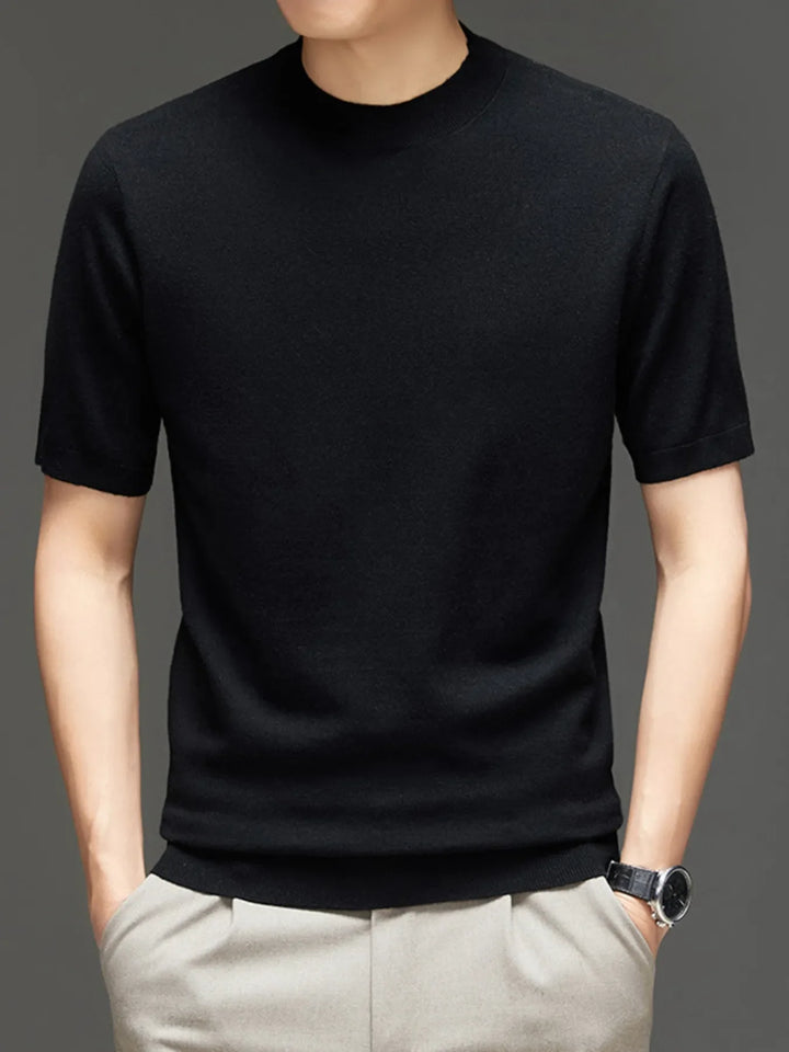 Men's Plus Size Round Neck Short Sleeve Top