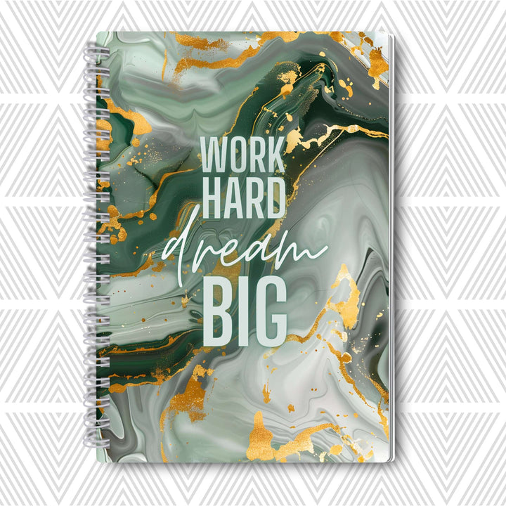Work Hard Dream Big — SoulScript Self-Love Journal