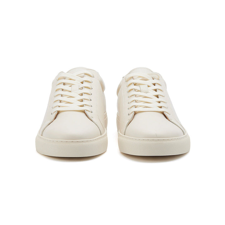 Men's Pure White Casual Sports Skate Shoes