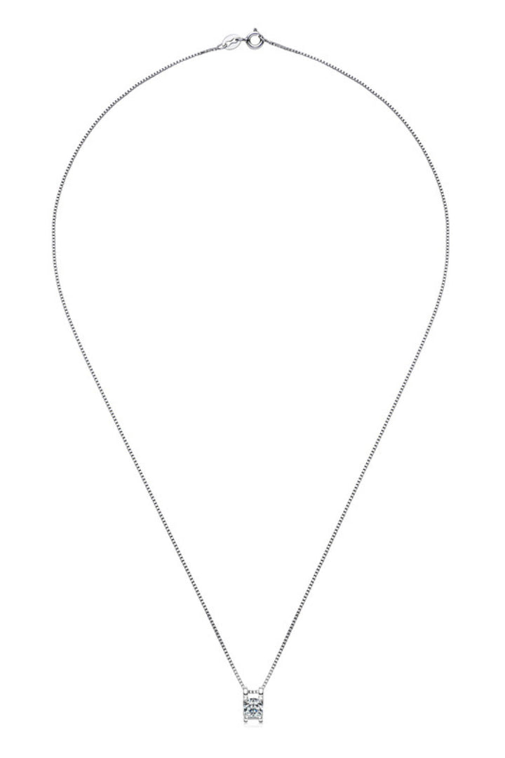 Moissanite 925 Sterling Silver Necklace