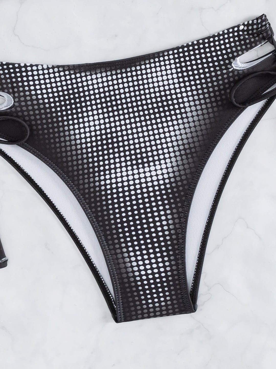 Bikini Sexy Swimsuit Women Split Bikini Black White Sports Swimsuit