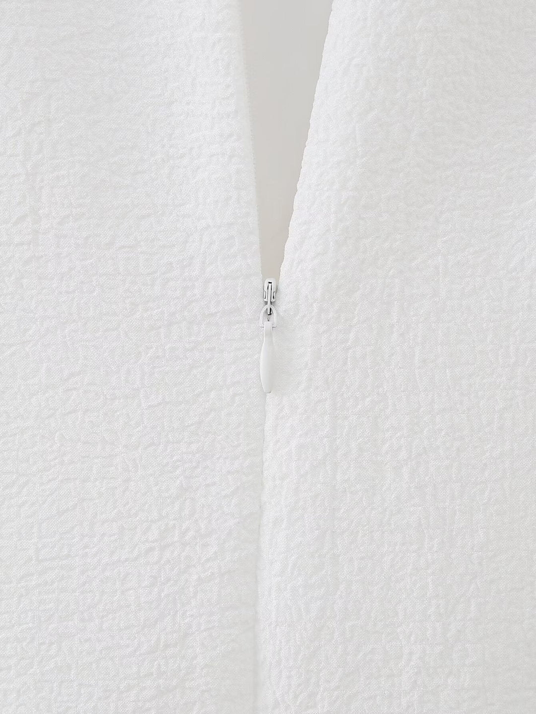 Summer Hollow Out Cutout Embroidered Mid Length Ruffled Dress White Ruffled Women