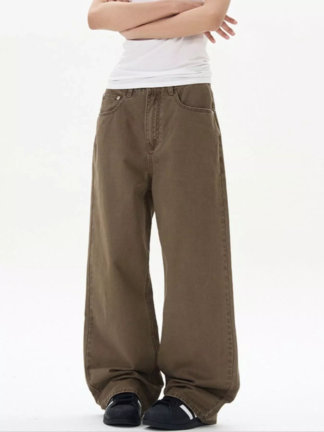 Men's Full Size Wide Leg Jeans Plus Size