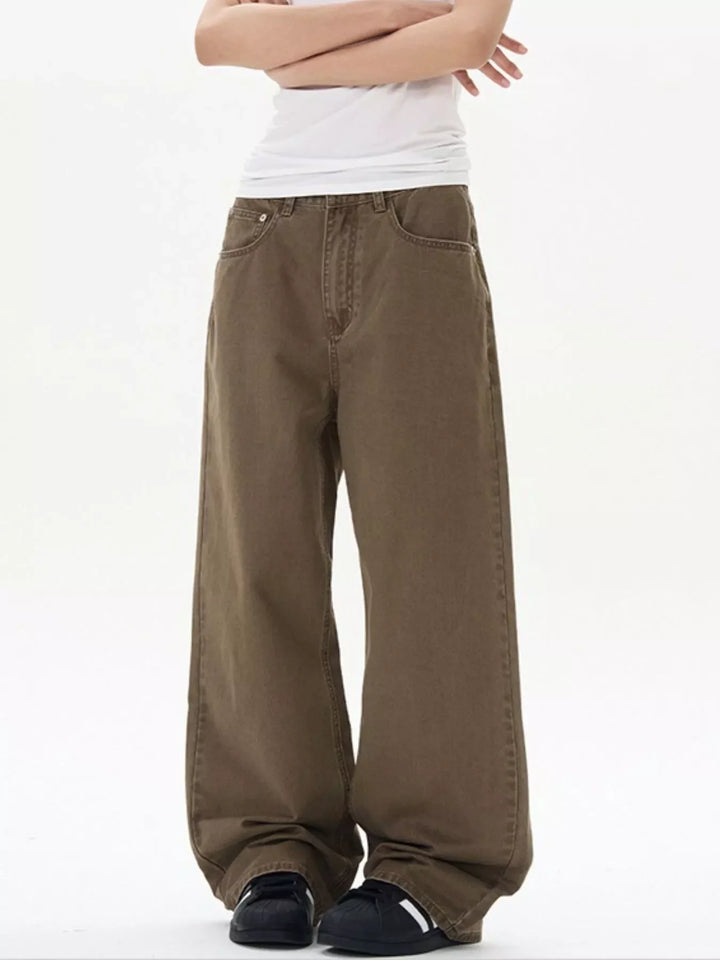 Men's Full Size Wide Leg Jeans Plus Size