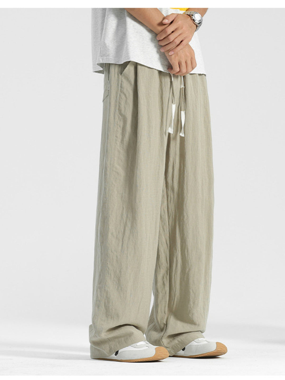 Men's Plus Size Loose Fit Drawstring Pants