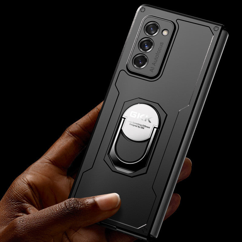 All-inclusive magnetic phone case with stand