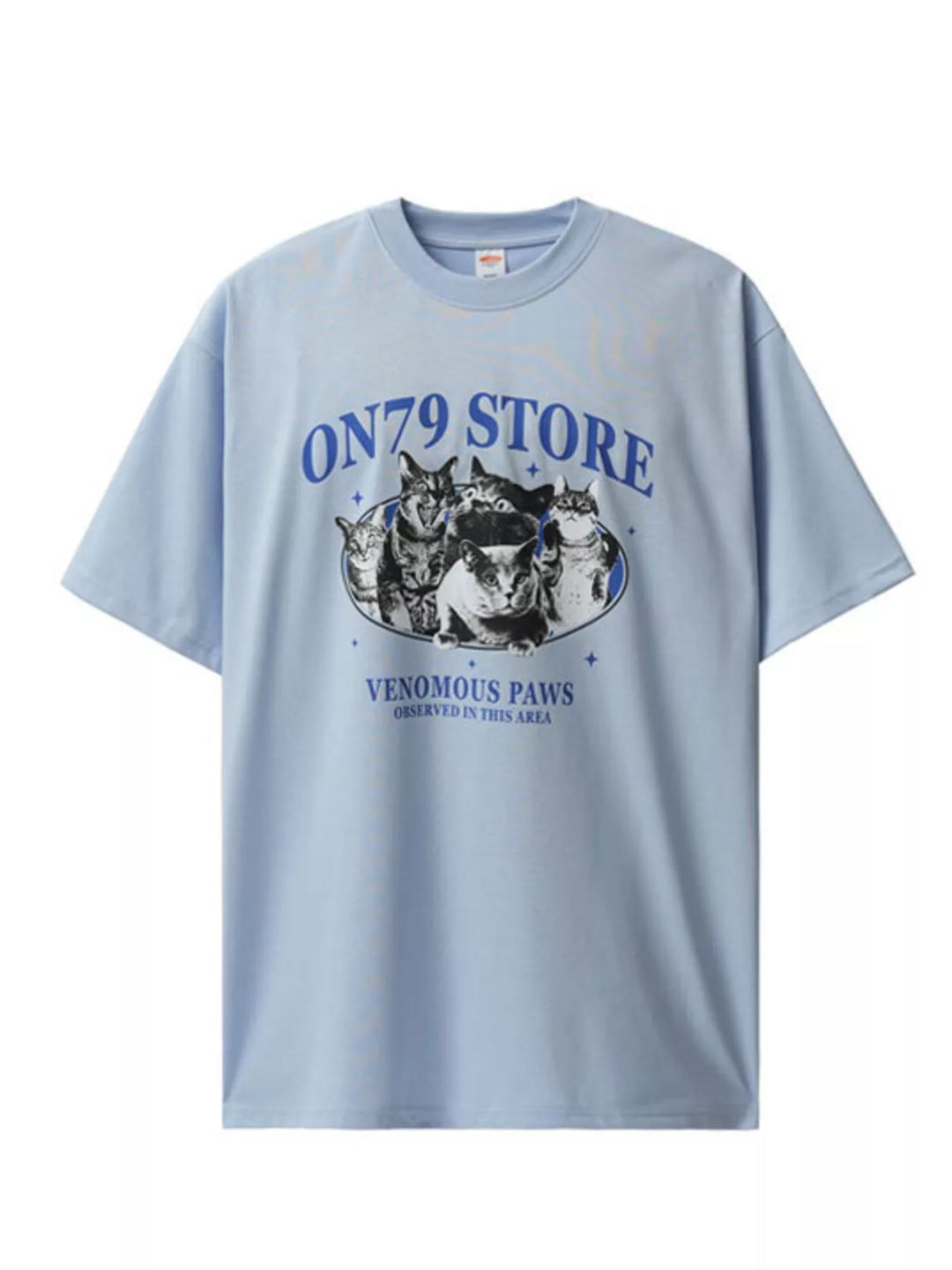 Men's Graphic Round Neck Short Sleeve T-Shirt