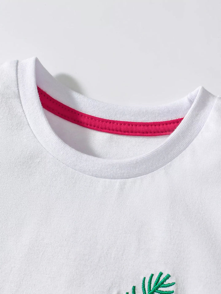 Children's Animal Round Neck T-Shirt