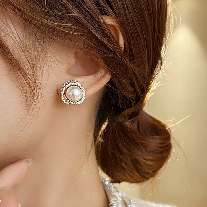 Pearl Stud Earrings