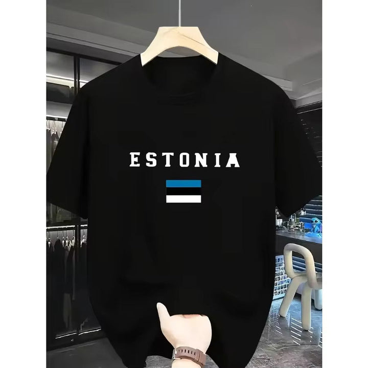 Printed Casual Loose-fitting Breathable Thin Short-sleeve Top