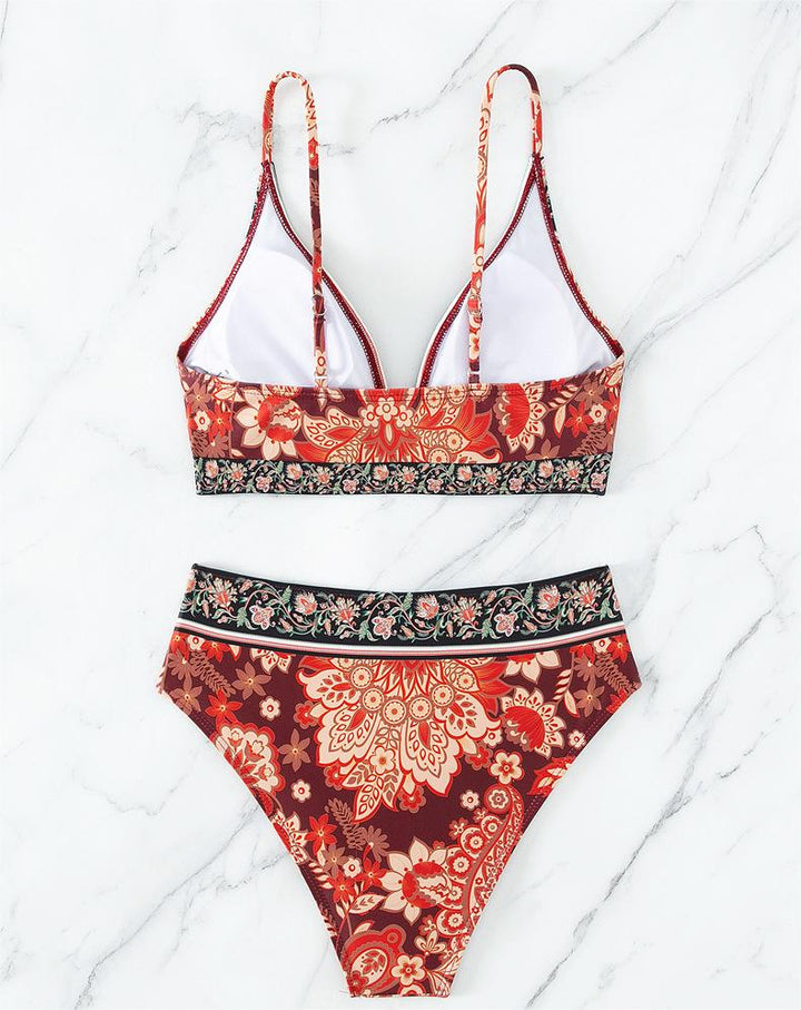 Bikini Small Chest Push Up Split Women Swimsuit Sexy Bikini Swimsuit