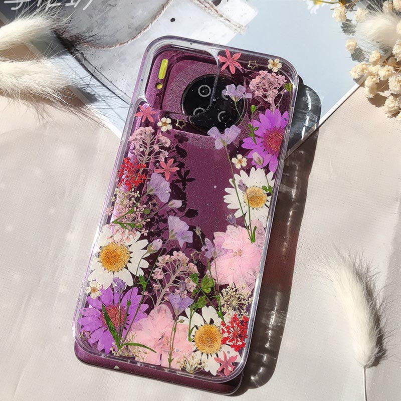 Compatible with Apple, Lilac Flower Phone Case Drop-Proof For