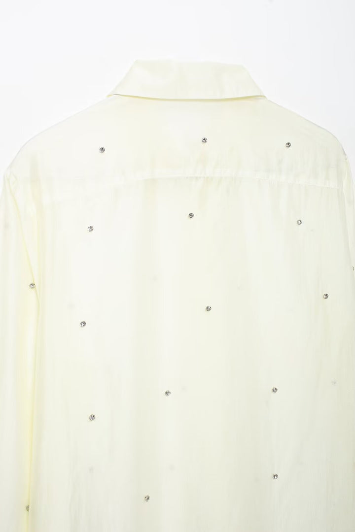 Women Clothing Classic Western Jewelry Embroidered Shirt