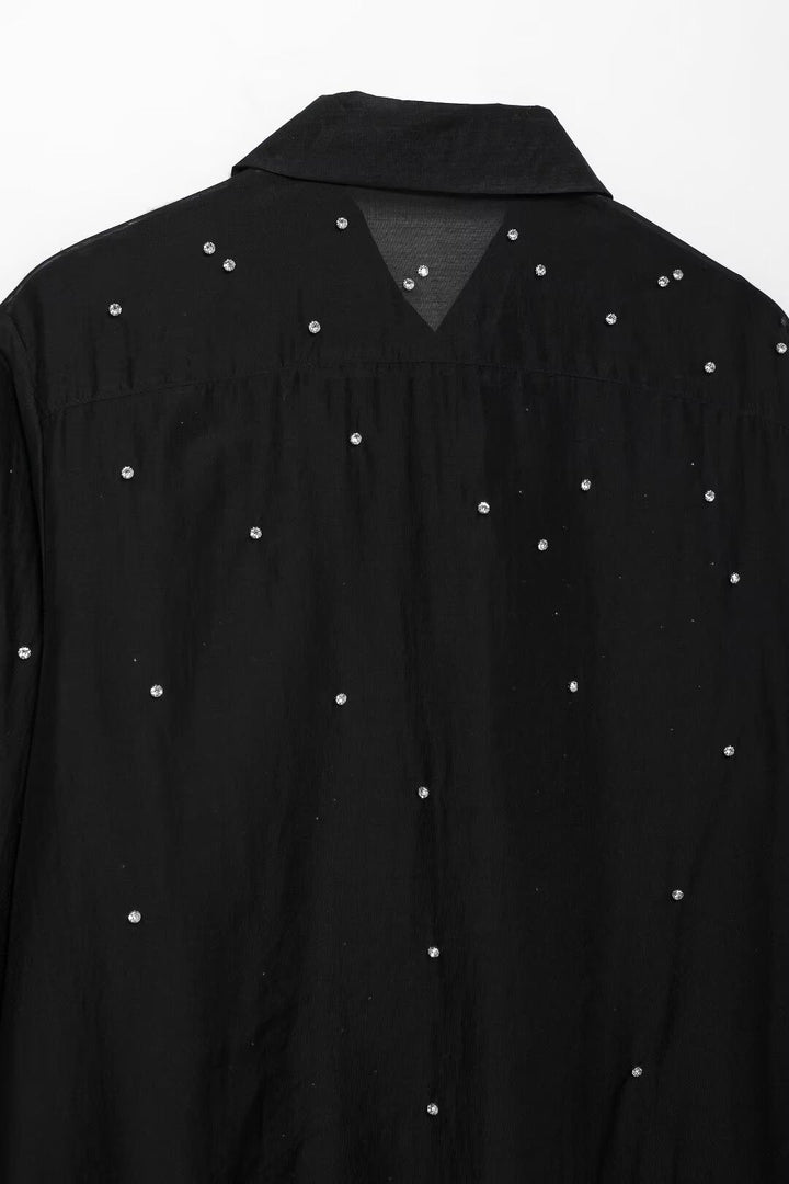 Fall Women Clothing Simple Jewelry Embroidery Shirt