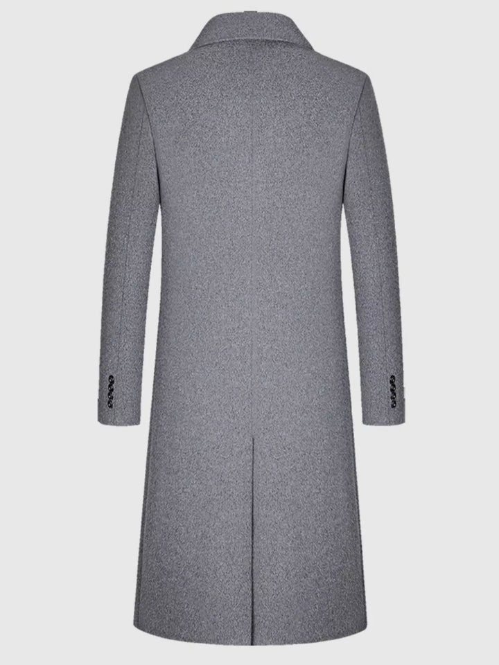 Men's Classic Button Up Overcoat