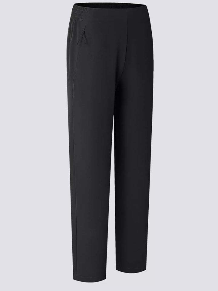 Men's Plus Size Casual Lightweight Straight-Leg Pants
