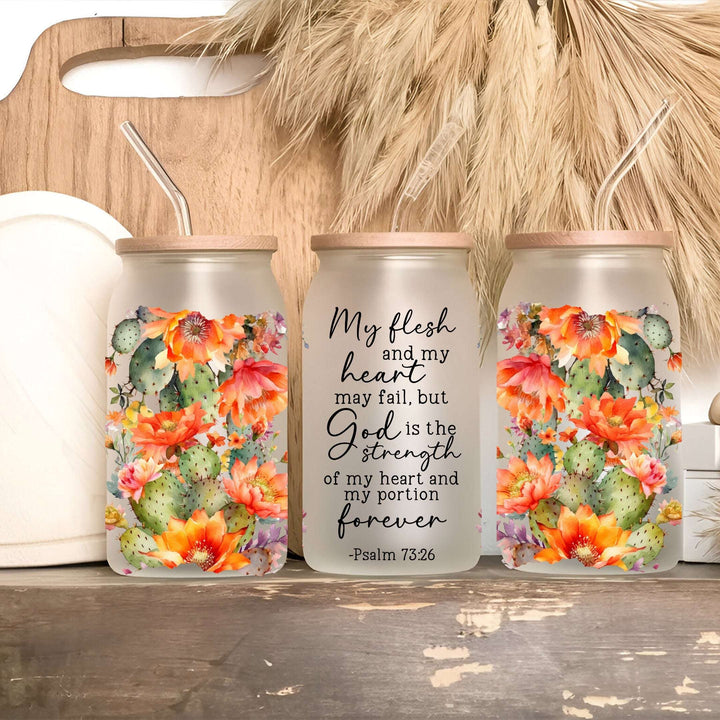 Bible Verse Scripture Cup, Mug & Tumbler with Lid & Straw – Floral Christian Gift for Her
