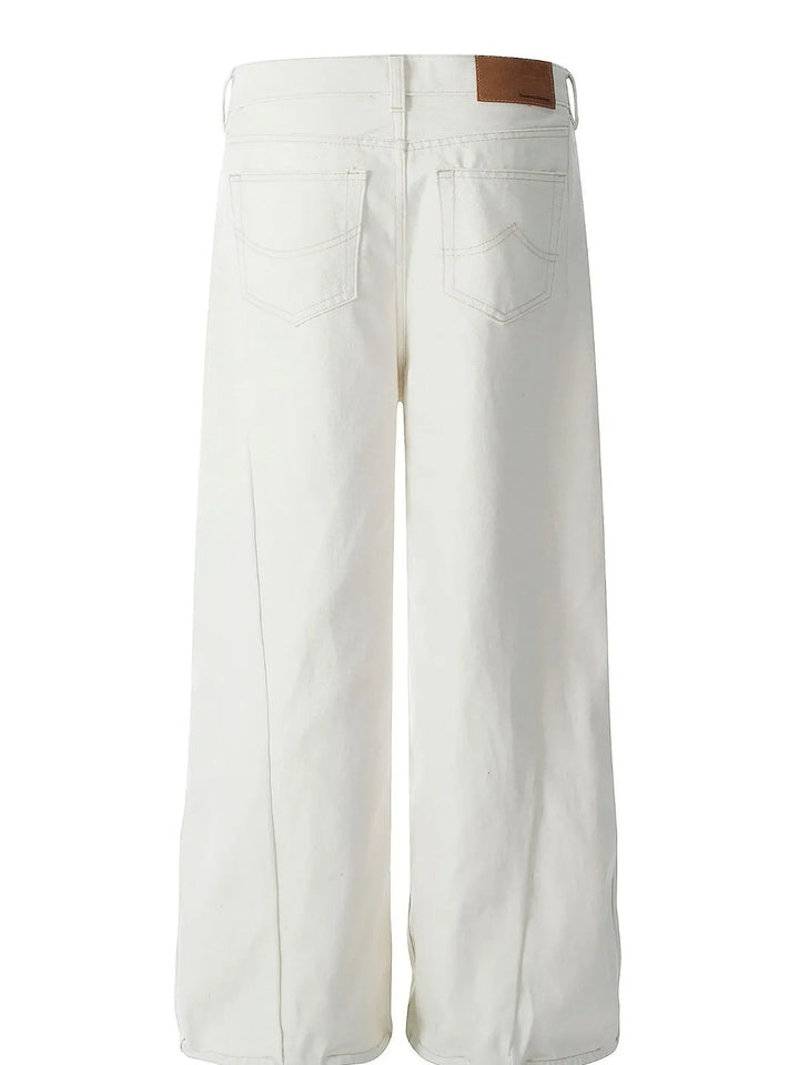 Men's High-Waist Wide Leg Jeans