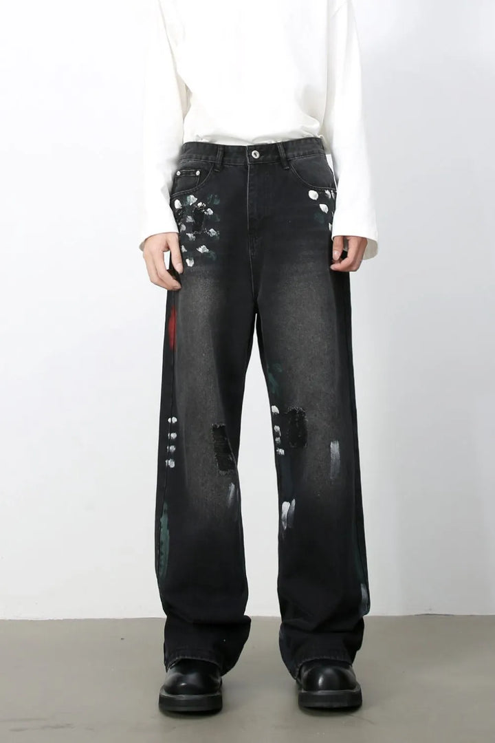 Men's Paint Loose Jeans