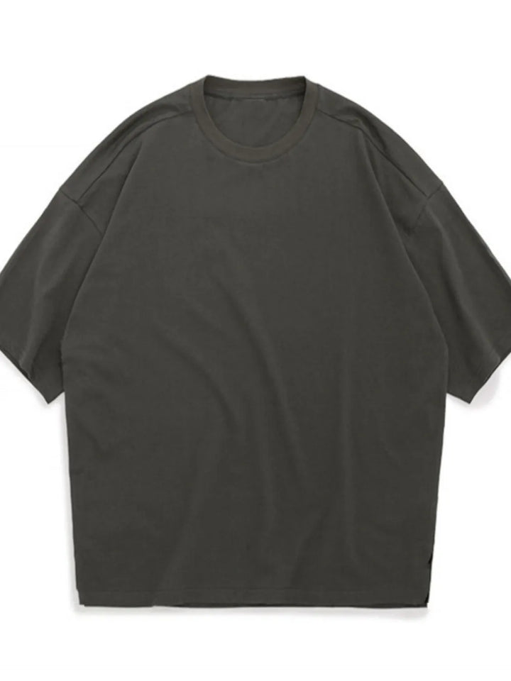 Men's Plus Size Round Neck Half Sleeve T-Shirt