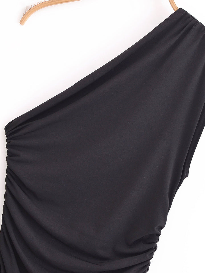 Women Clothing Summer Asymmetric Midi Dress