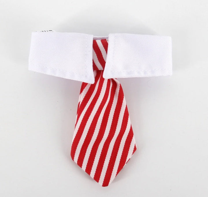 Pet bow tie tie child baby tie cartoon print small tie spot wholesale dog tie