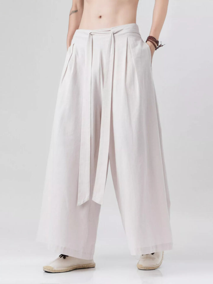 Men's Plus Size Wide Leg Pants